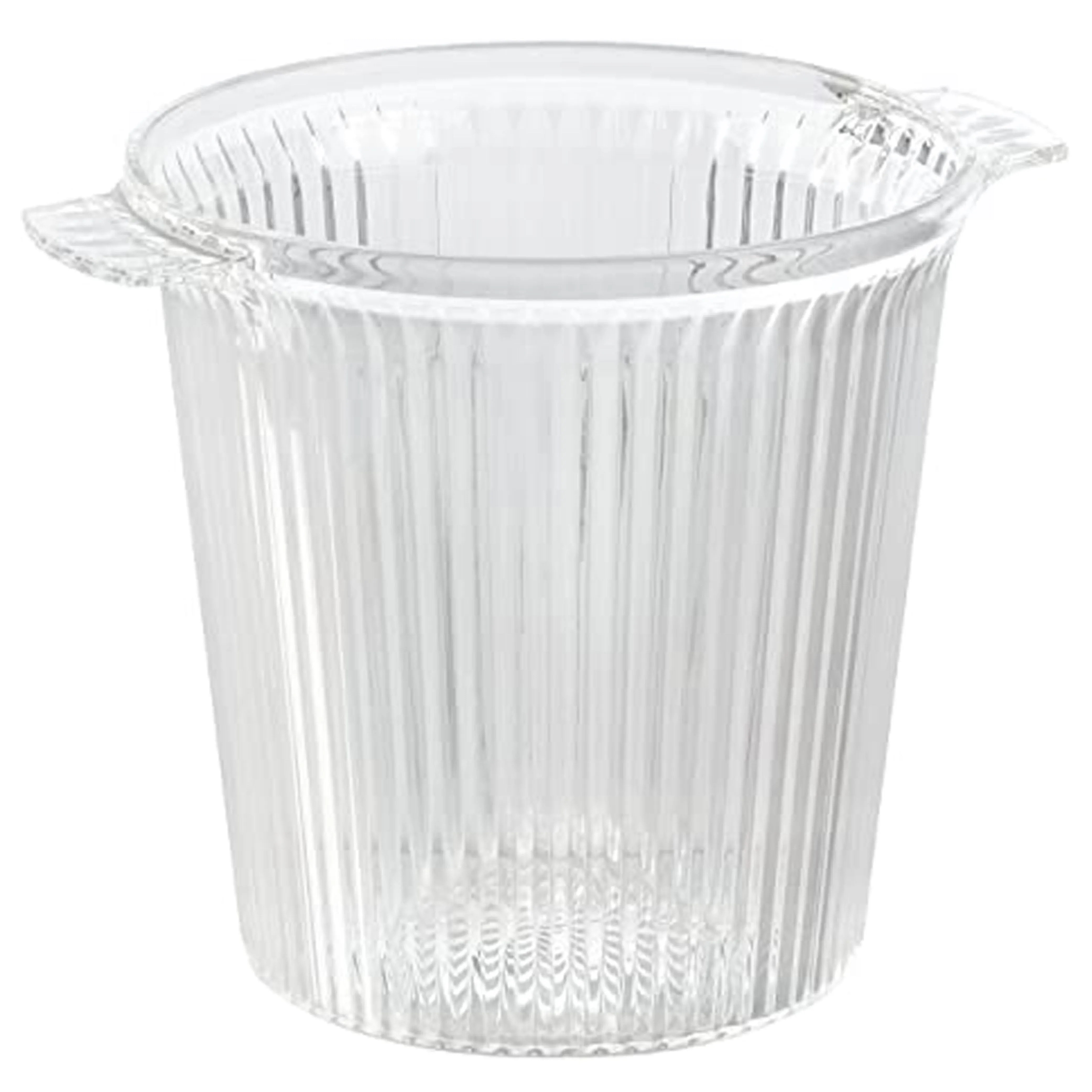 1 Clear Acrylic Ice Bucket Wine Champagne Beer Cooler Bar Party Restaurant 6.5"