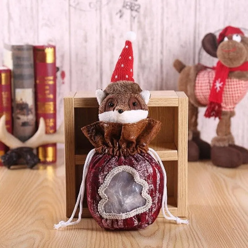 3Pcs Christmas Decoration Candy Bag