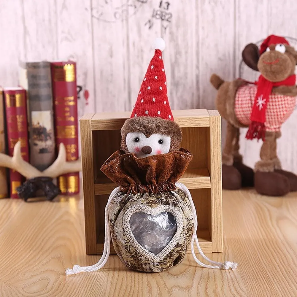 3Pcs Christmas Decoration Candy Bag