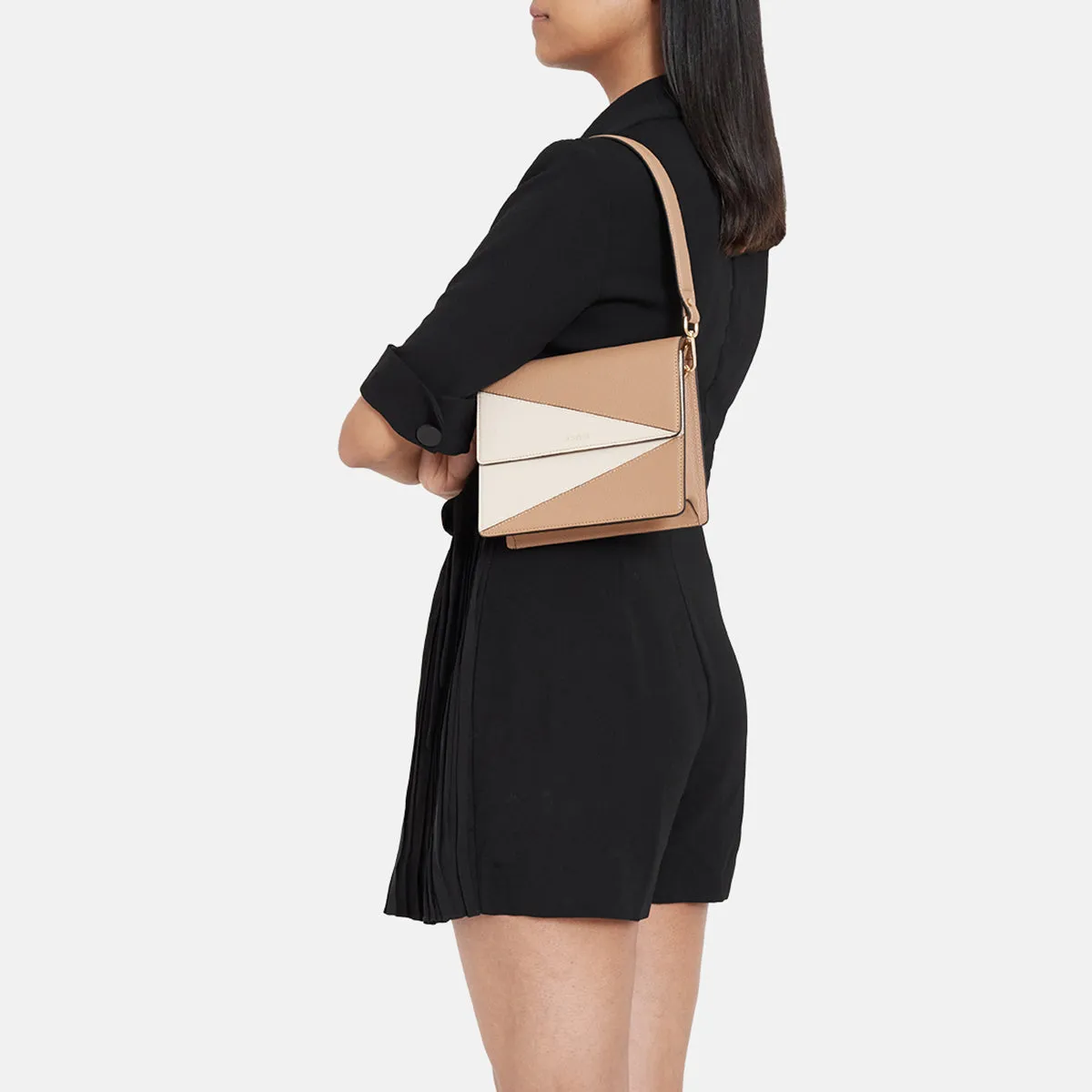 Adisee Diana Beige Sling And Cross Bags