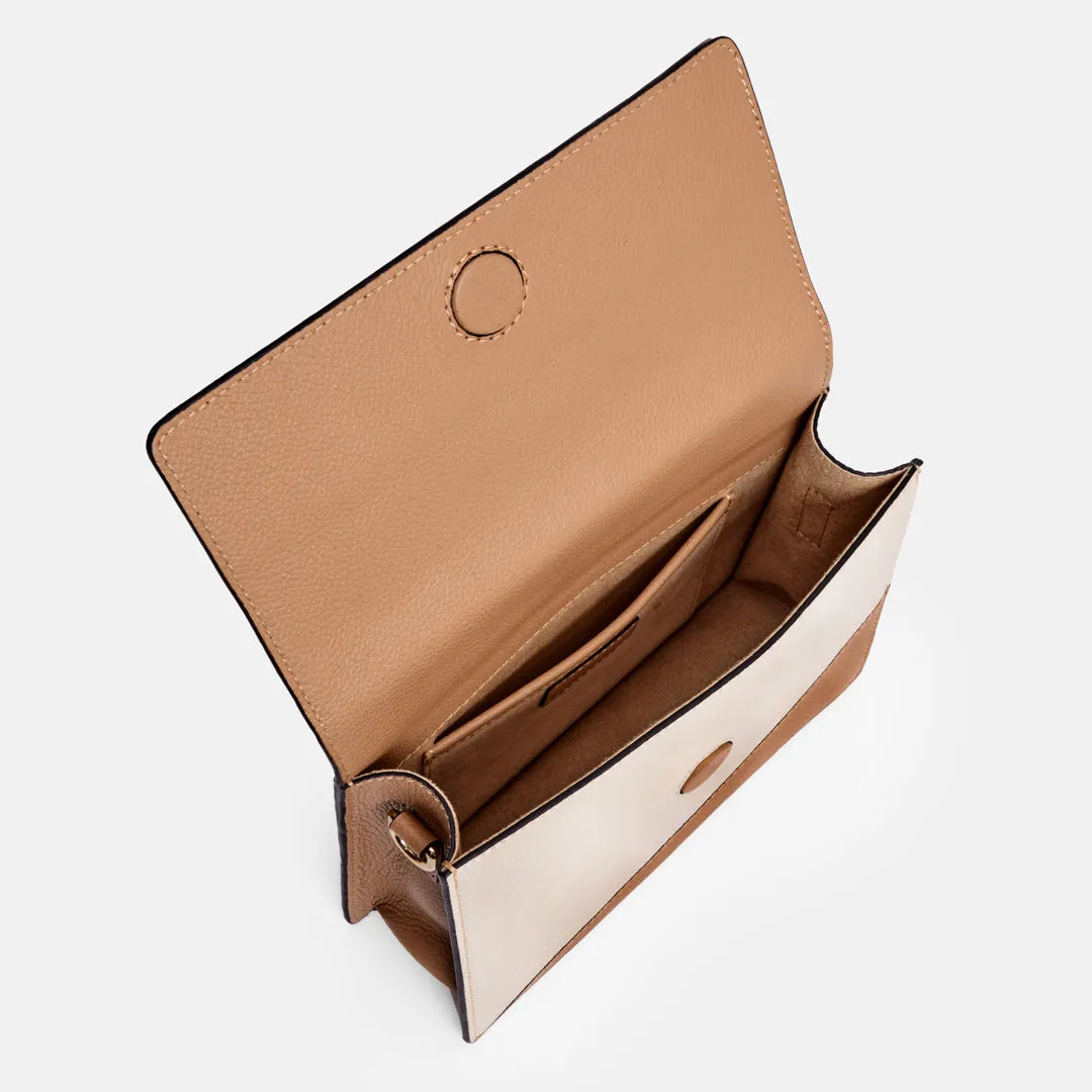 Adisee Diana Beige Sling And Cross Bags