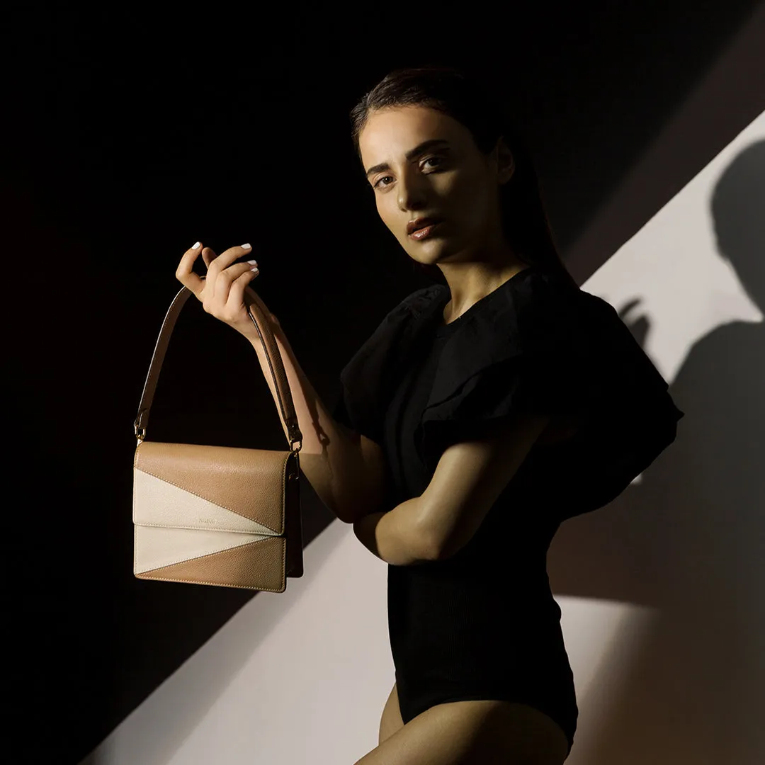 Adisee Diana Beige Sling And Cross Bags