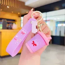 Barbie Sippy Cup 3D Keychain