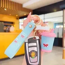 Barbie Sippy Cup 3D Keychain