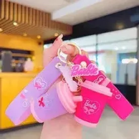 Barbie Sippy Cup 3D Keychain