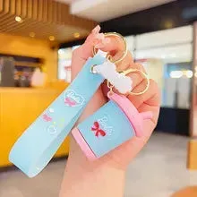 Barbie Sippy Cup 3D Keychain