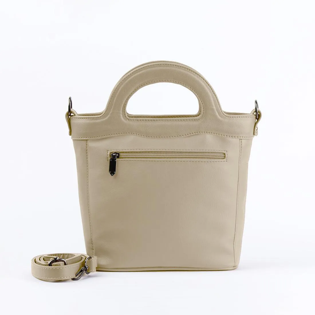 Beige Top Handle Handbag Enjoy Summer
