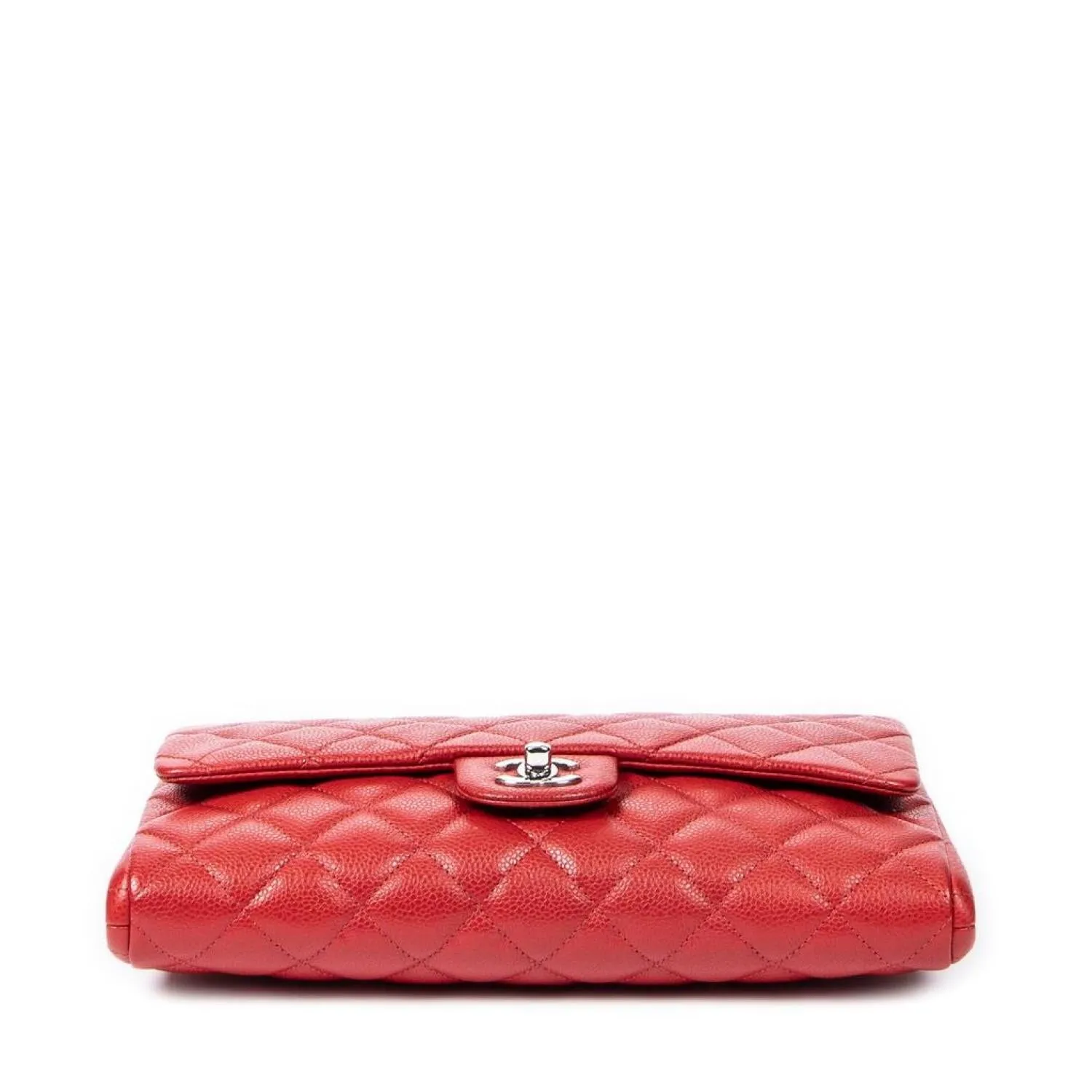 Caviar Shoulder Chain Flap