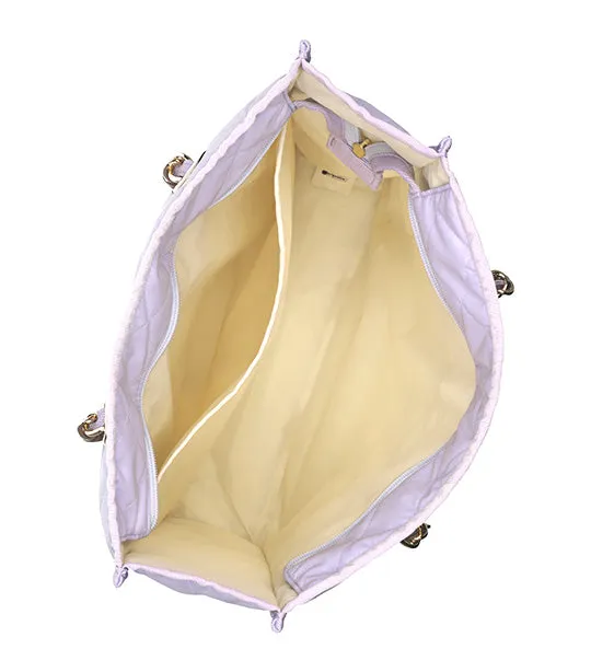 Chain North/South Tote Hyacinth Quilt