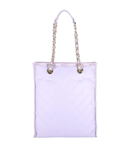 Chain North/South Tote Hyacinth Quilt
