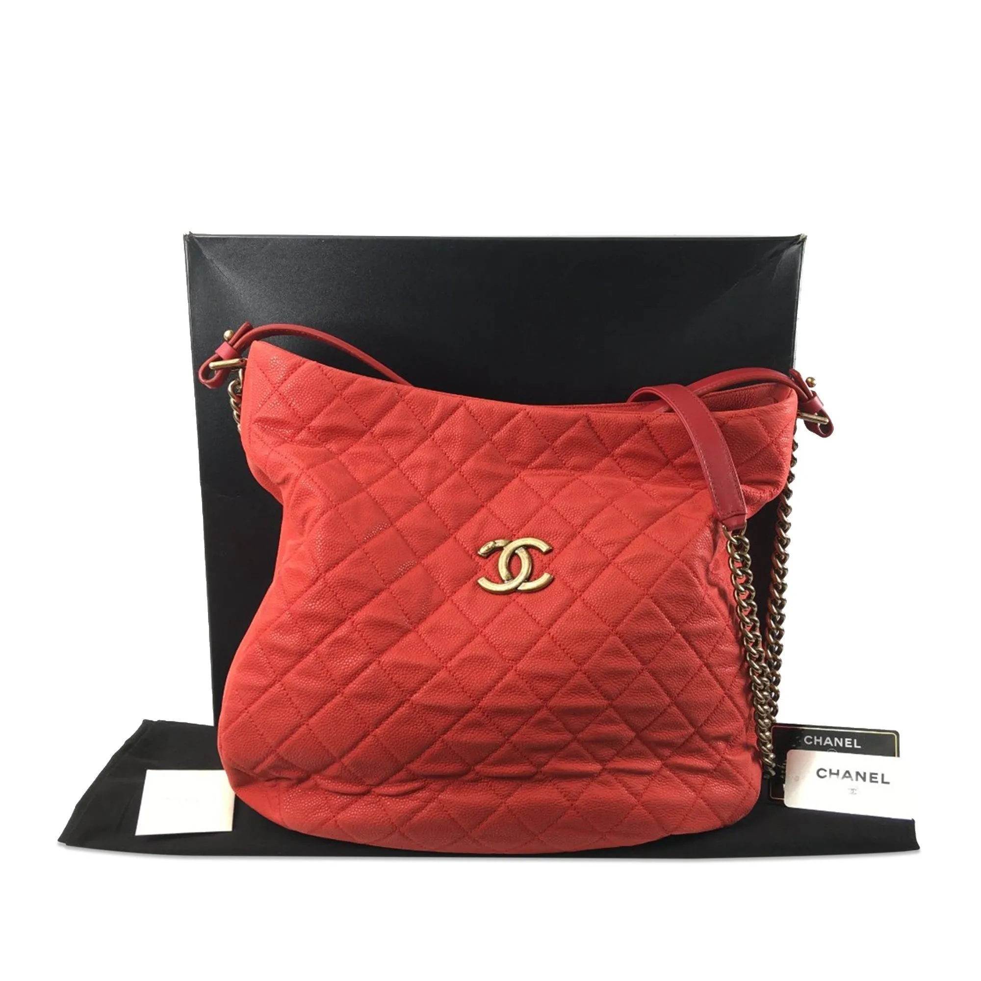 Chanel Caviar Country Chic Hobo Satchel