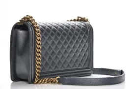 CHANEL CAVIAR QUILTED MEDIUM BOY FLAP BAG