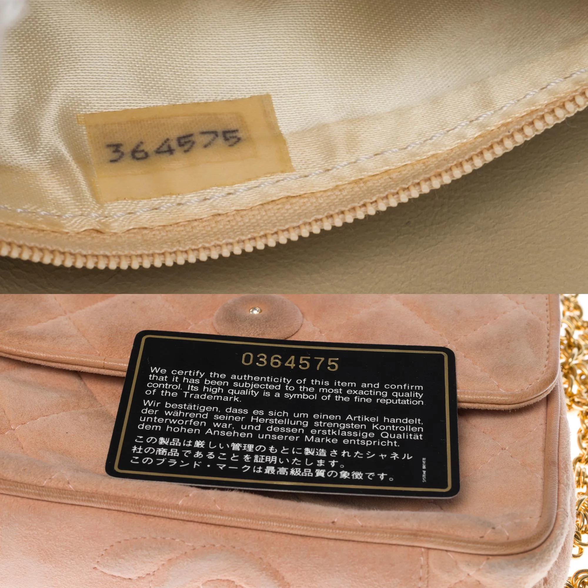 CHANEL Classic Mini shoulder flap Bag in pink quilted suede, GHW