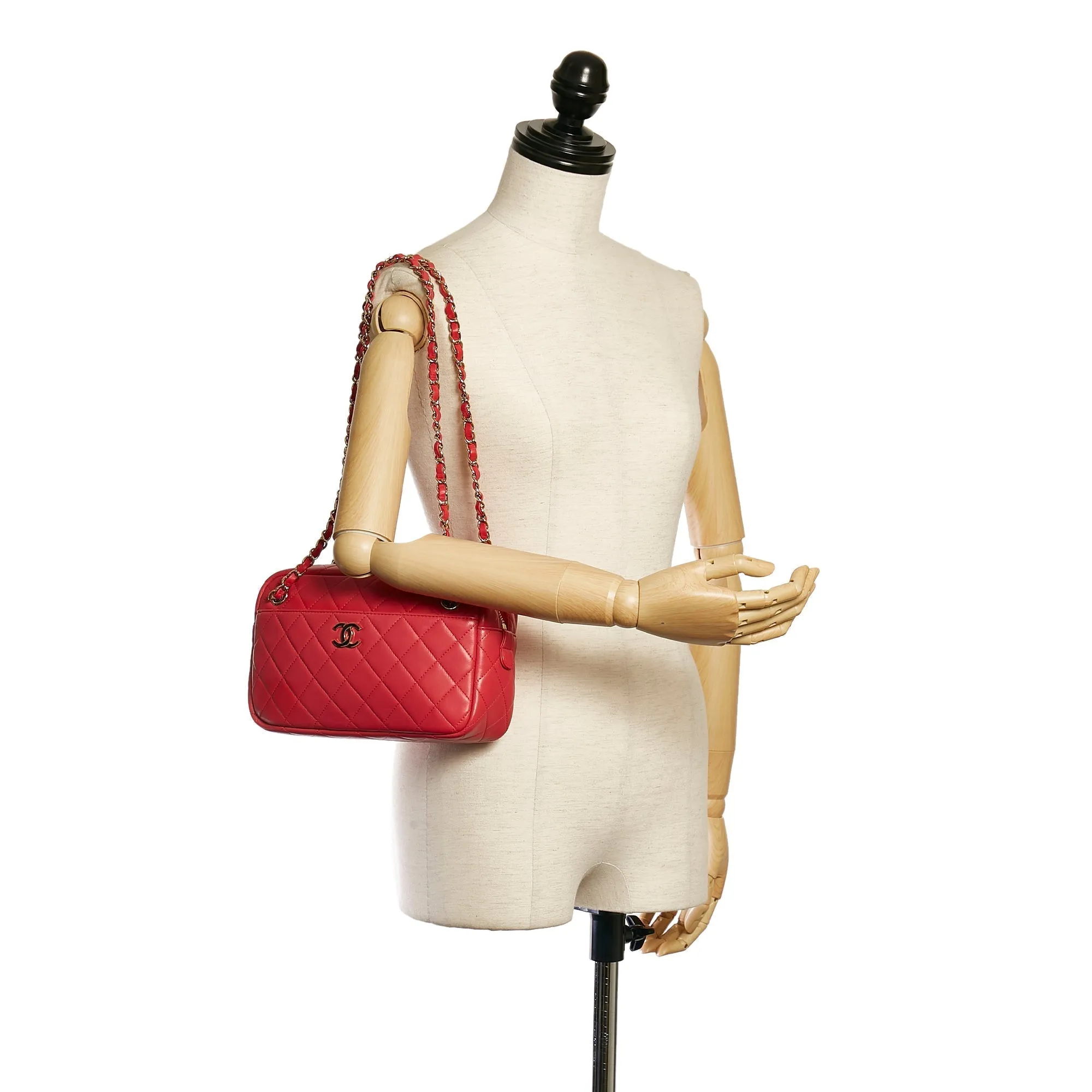 Chanel Matelasse Lambskin Chain Shoulder Bag