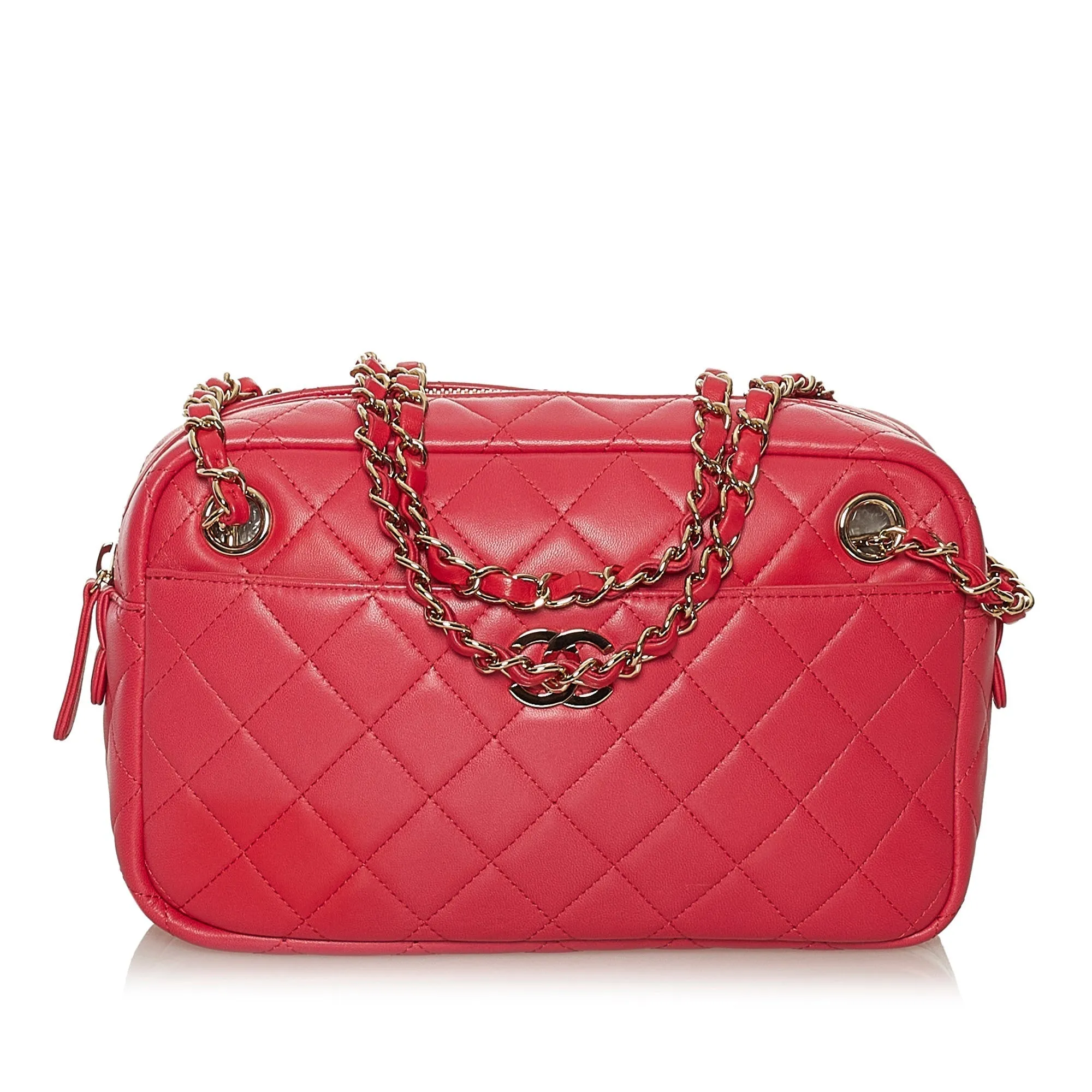 Chanel Matelasse Lambskin Chain Shoulder Bag
