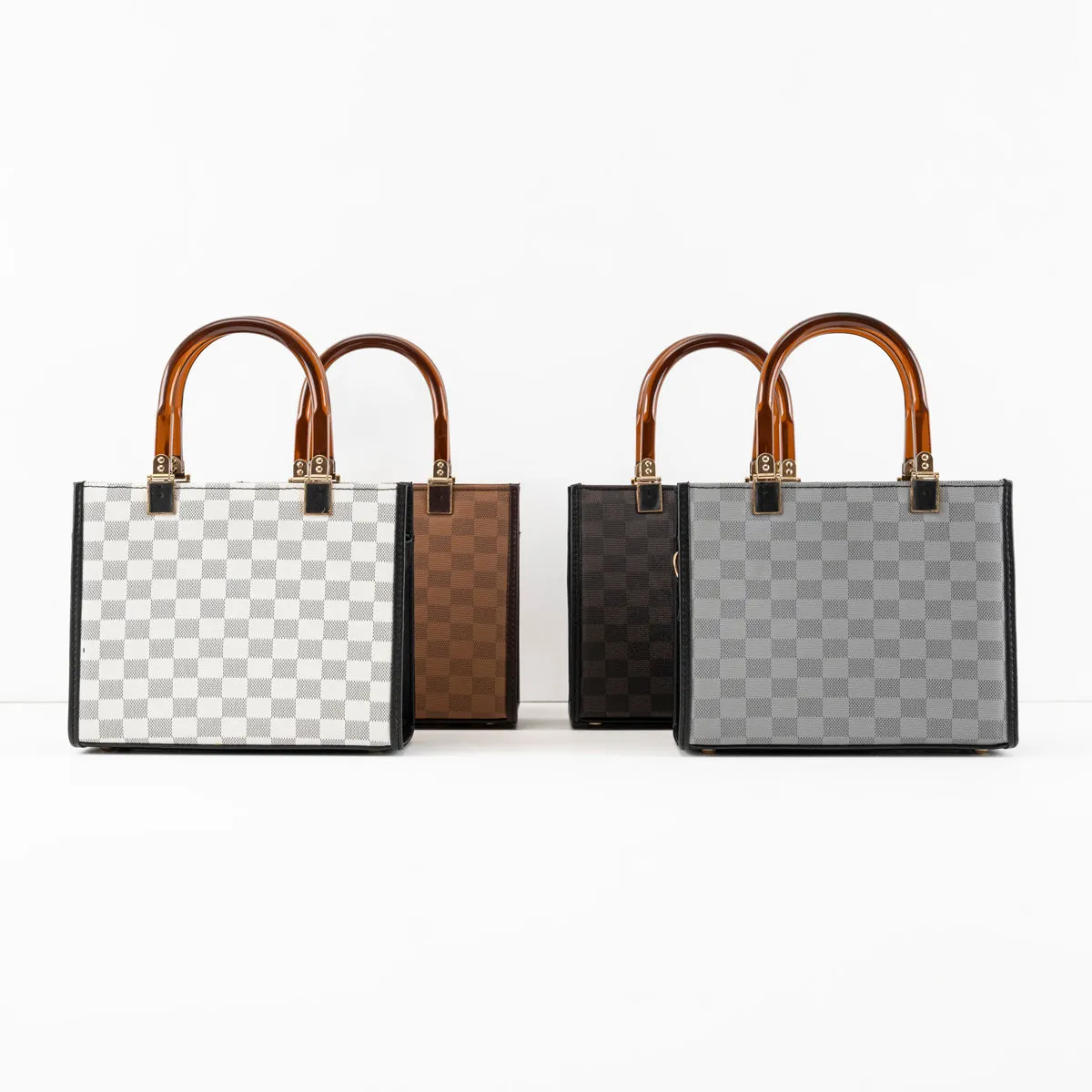 Checkmate Bag - White
