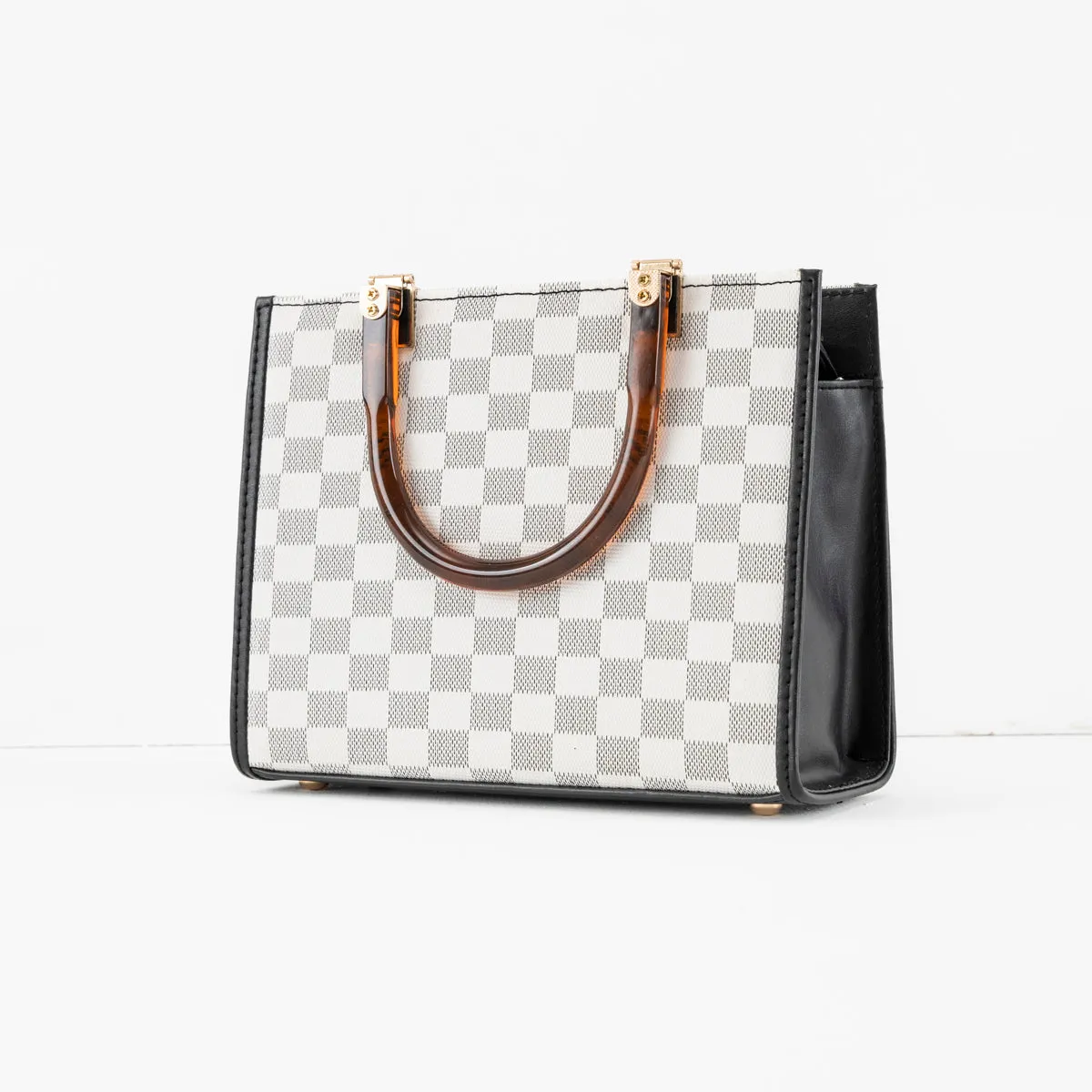 Checkmate Bag - White