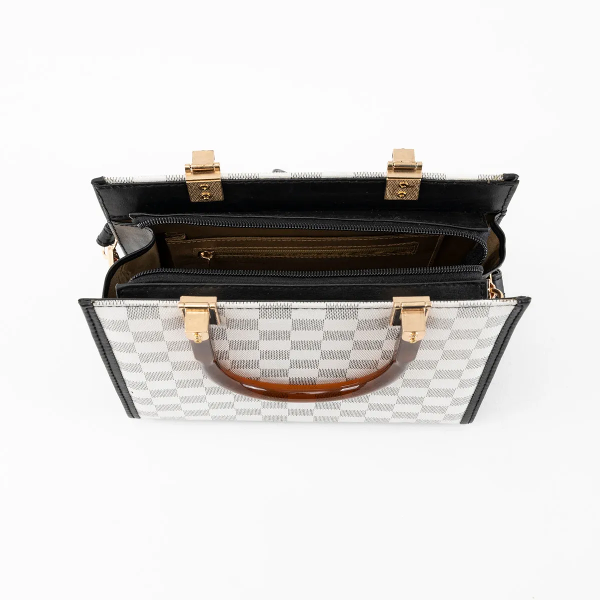 Checkmate Bag - White