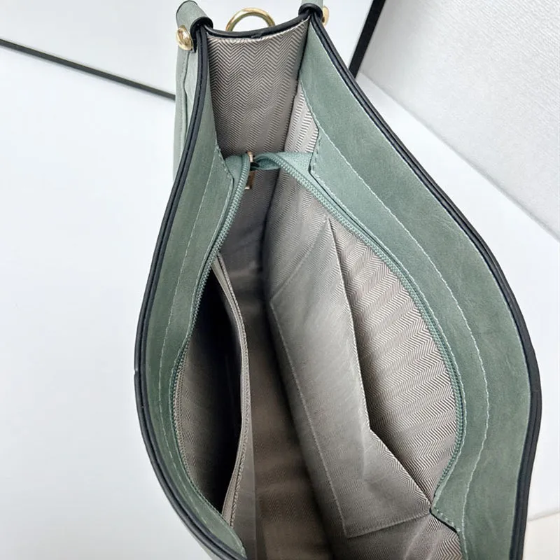 Colorful Straps Crossbody Leather Bags