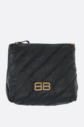 Crush Small Quilted Leather Hobo Bag