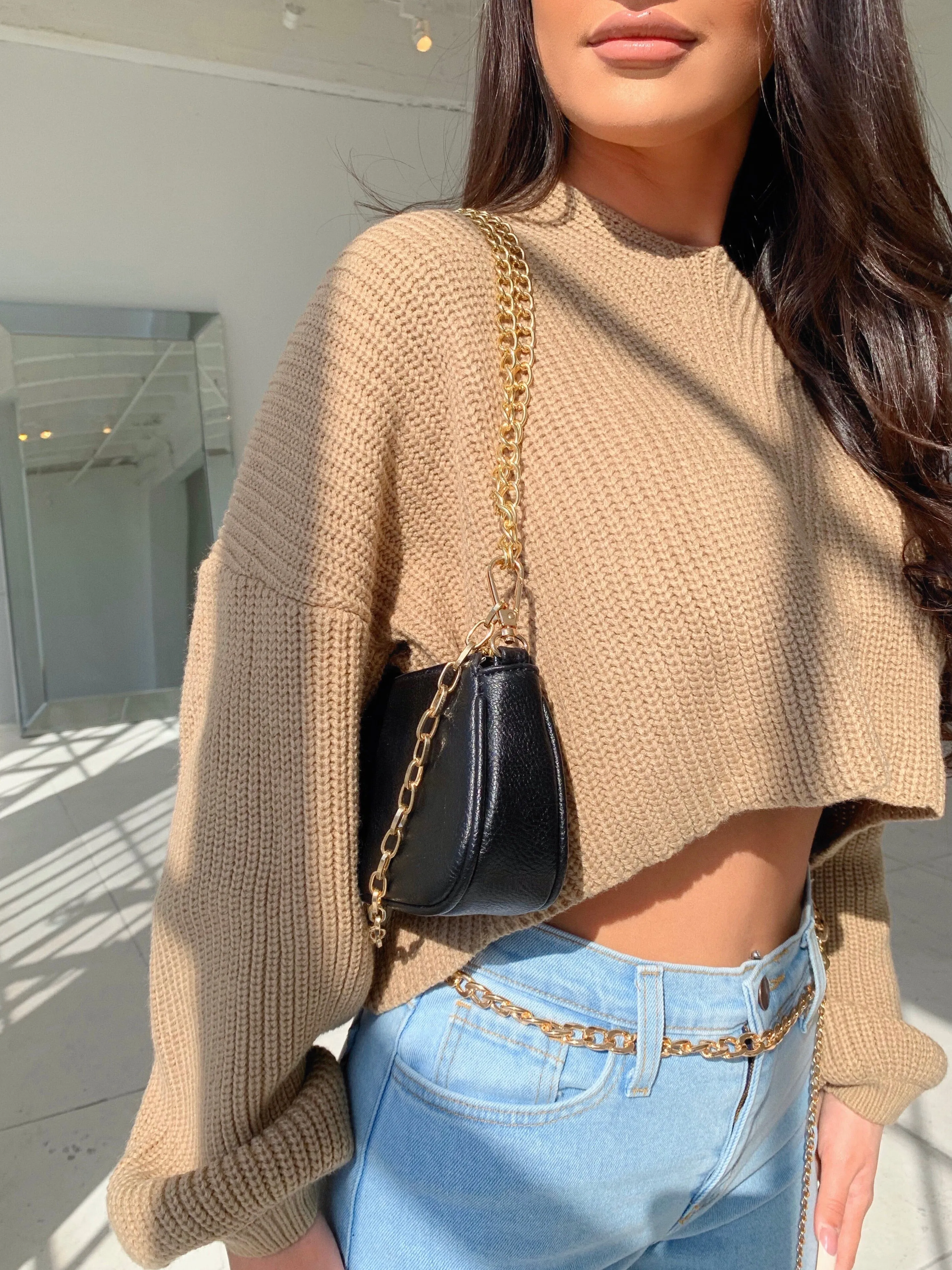 davina triple pouch bag (LIGHT BLUSH)