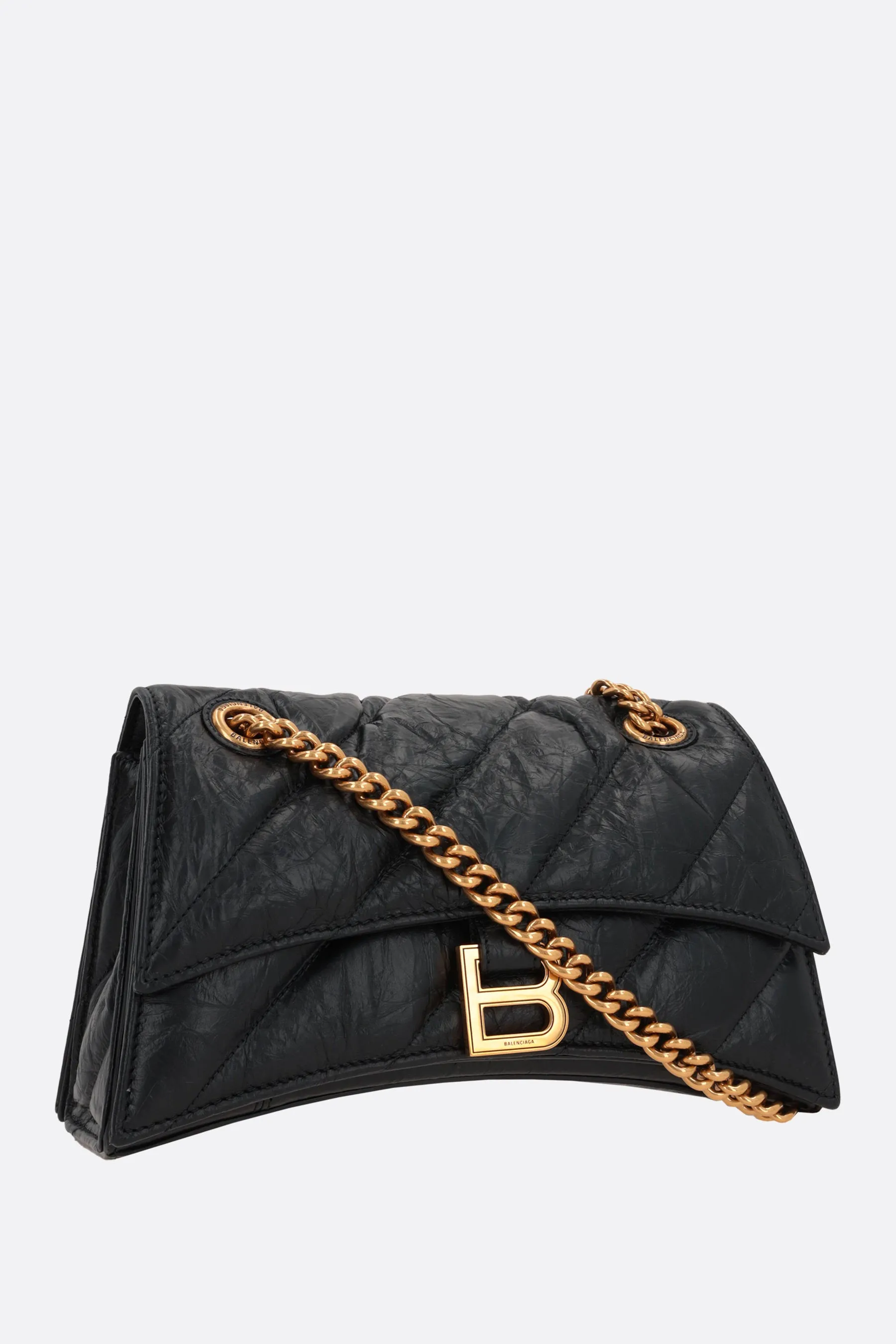 Diamond Quilted Leather Chain Bag