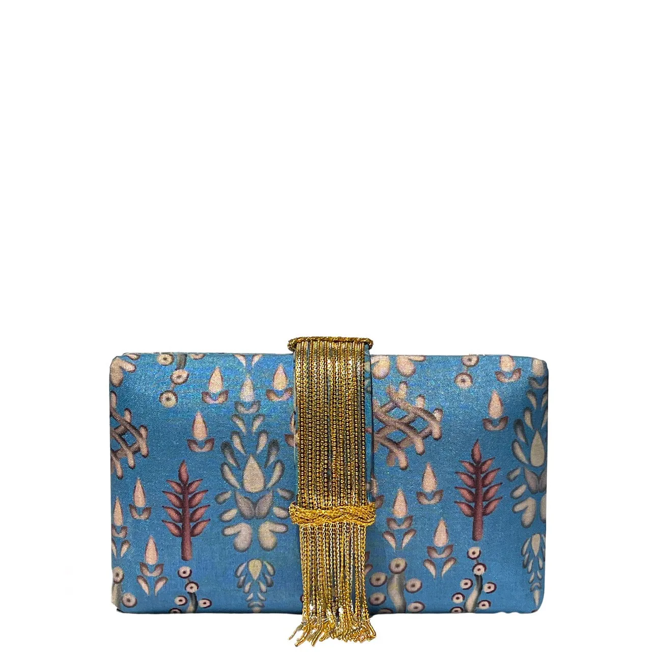 Diya Fringe Clutch