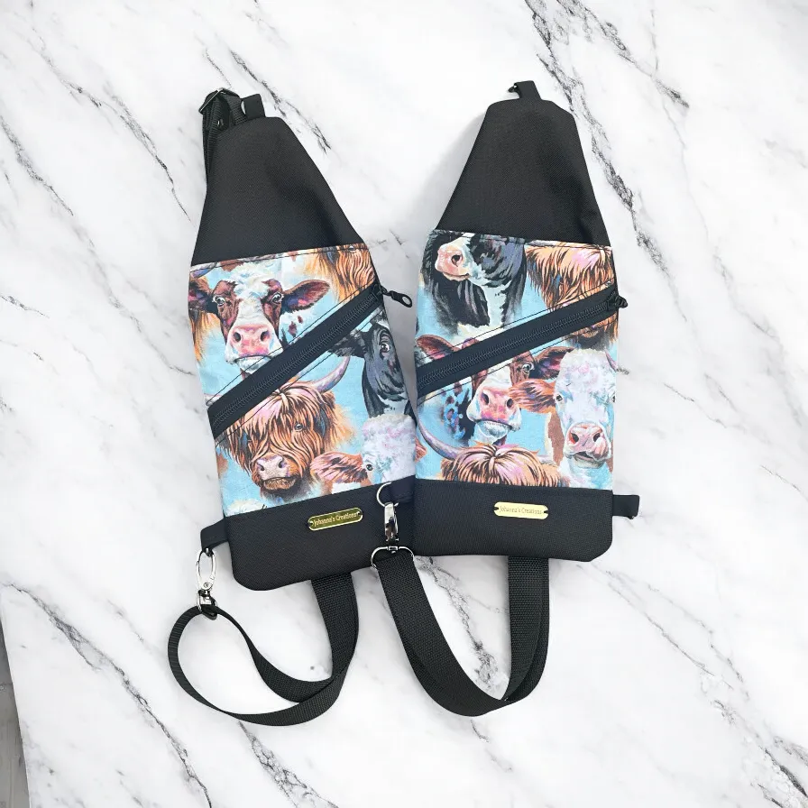 Everyday Crossbody Sling Bags - Multi