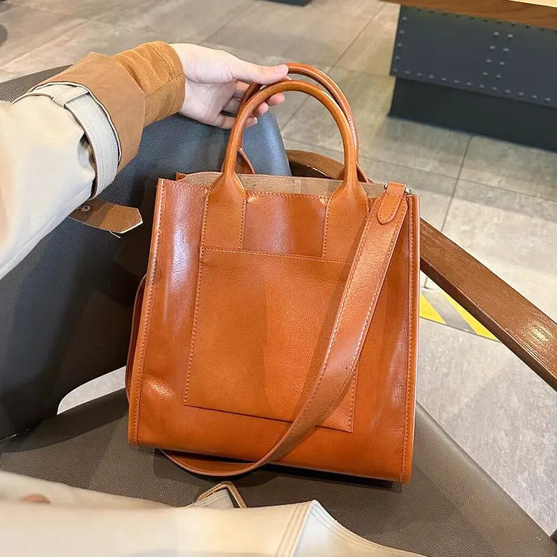 Fashion Genuine Leather Crossbody Handbag