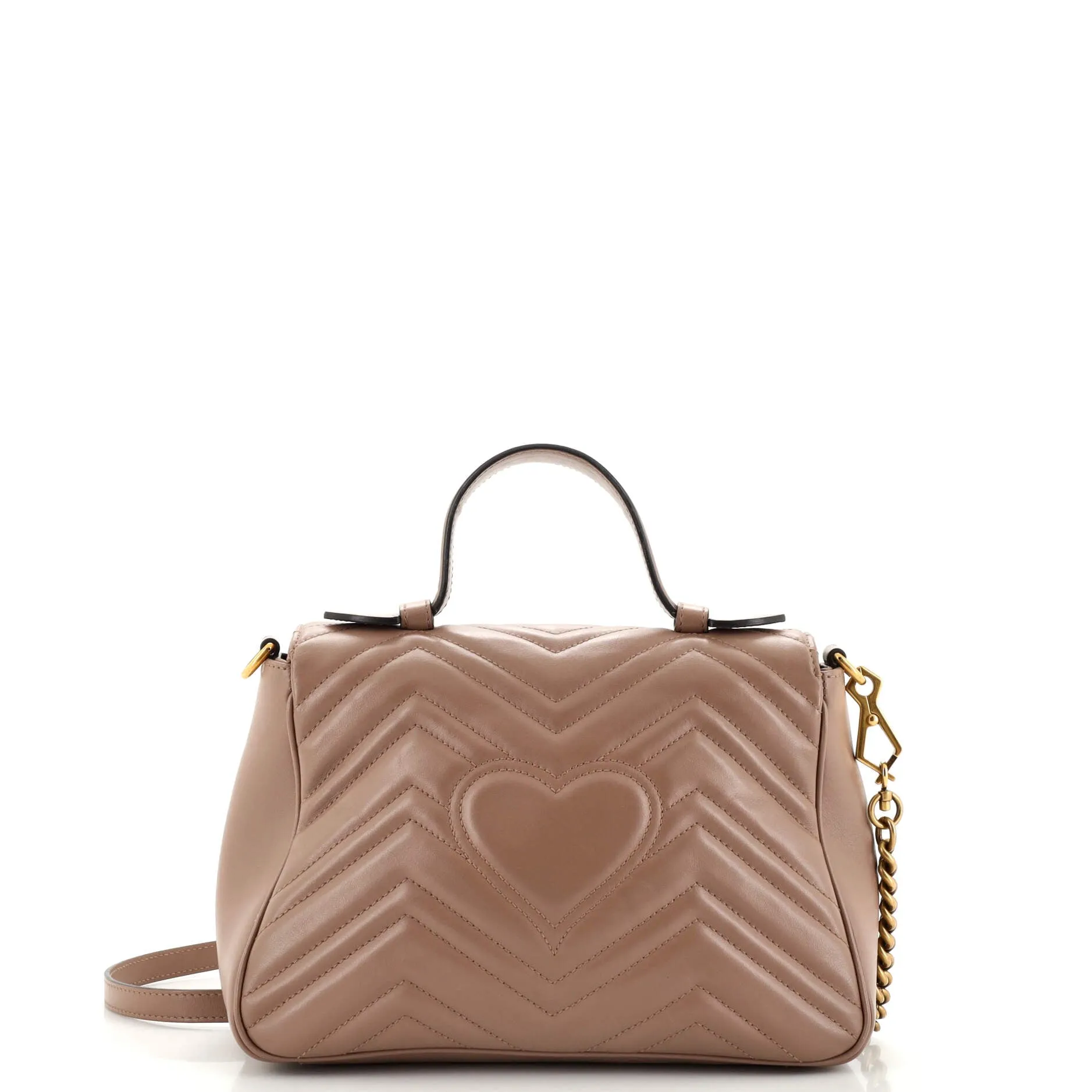 Gucci Gg Marmont Top Handle Flap Bag