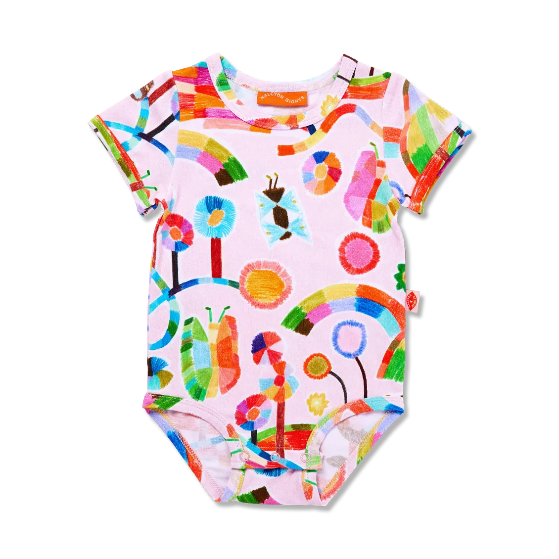Halcyon Nights Magic Meadow Short Sleeve Bodysuit