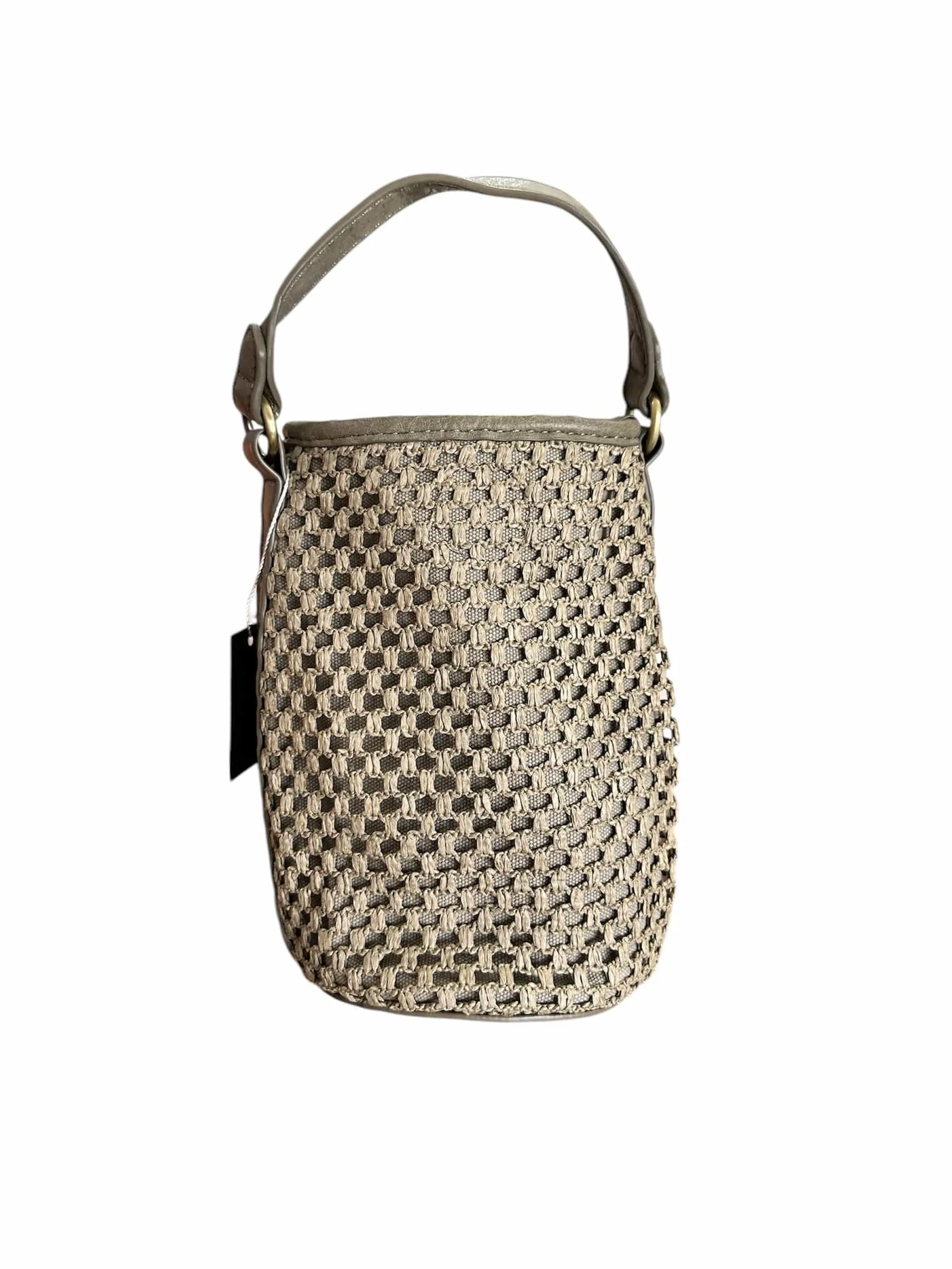 Kaia Open Weave Bucket Crossbody