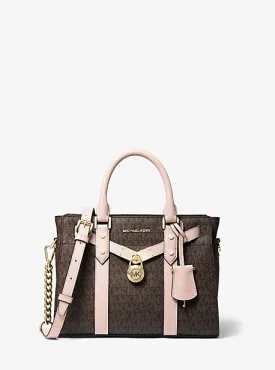 Nouveau Hamilton Small Logo and Leather Satchel