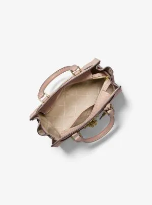 Nouveau Hamilton Small Logo and Leather Satchel