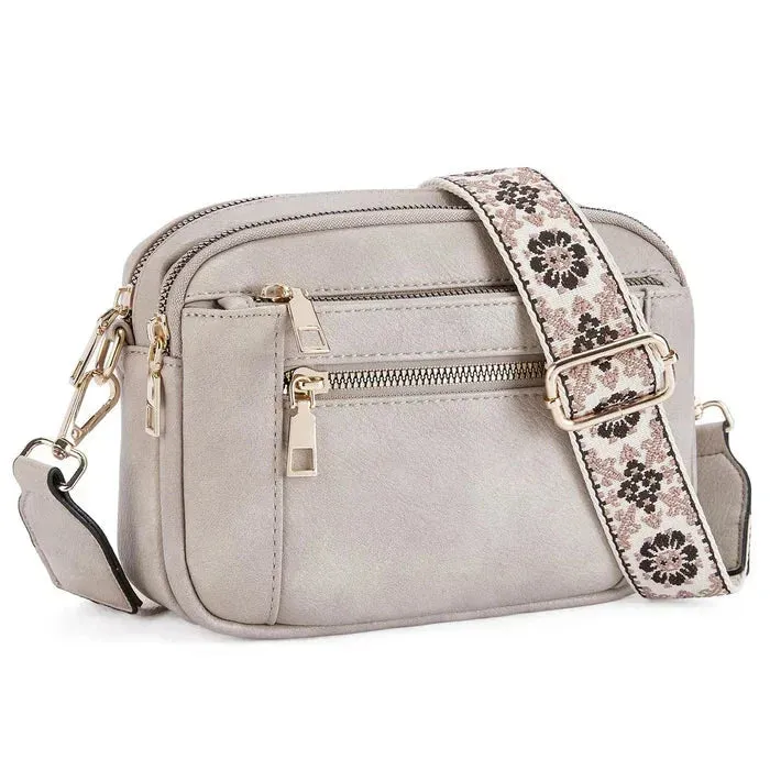 NYLAH - CROSSBODY WITH COLORFUL STRAPS