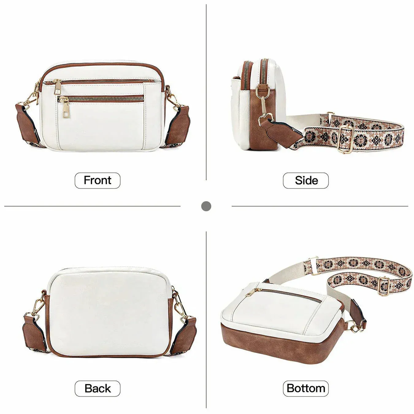 NYLAH - CROSSBODY WITH COLORFUL STRAPS