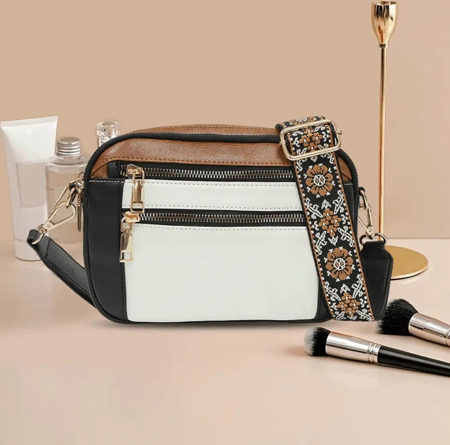 NYLAH - CROSSBODY WITH COLORFUL STRAPS