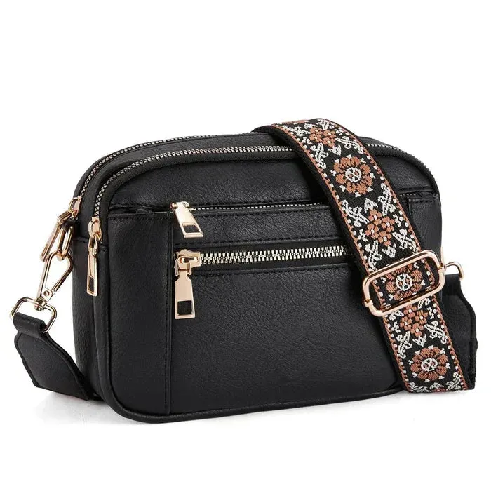 NYLAH - CROSSBODY WITH COLORFUL STRAPS