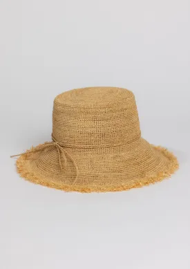 Packable Raffia Bucket Hat