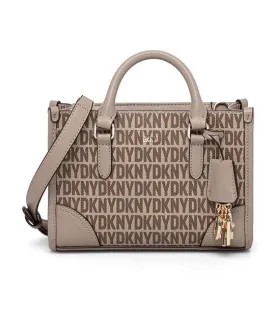 Perri Small Box Satchel Chino/Truffle
