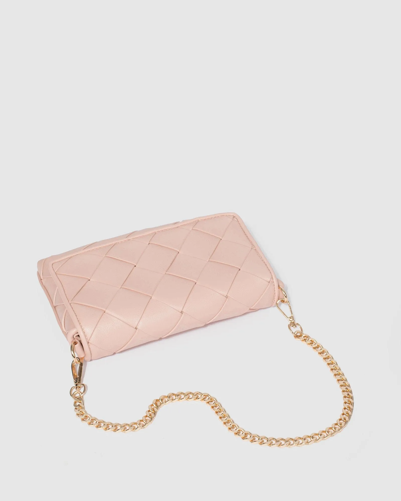 Pink Ailani Quilted Chain Bag