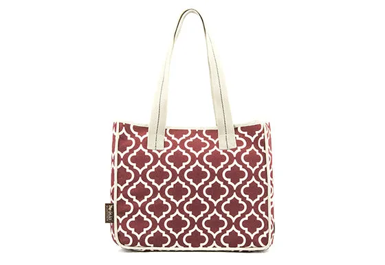 P.L.A.Y. Moroccan Dog Walking Totes: Marsala