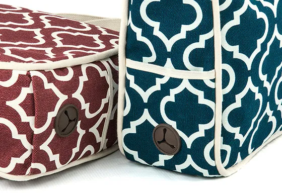 P.L.A.Y. Moroccan Dog Walking Totes: Marsala