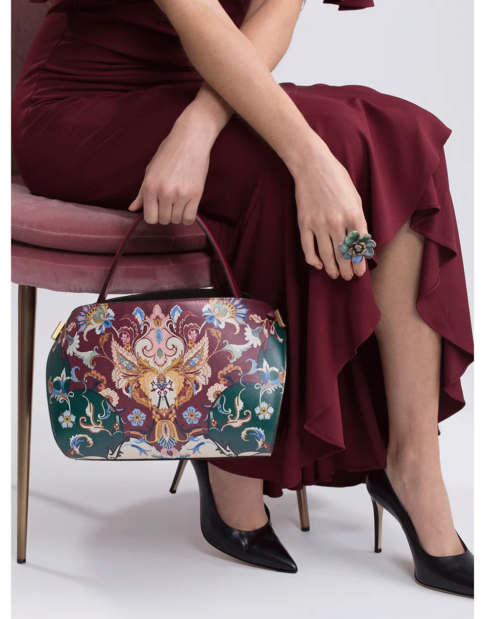 Printed Saffiano Baby Nolo Bag