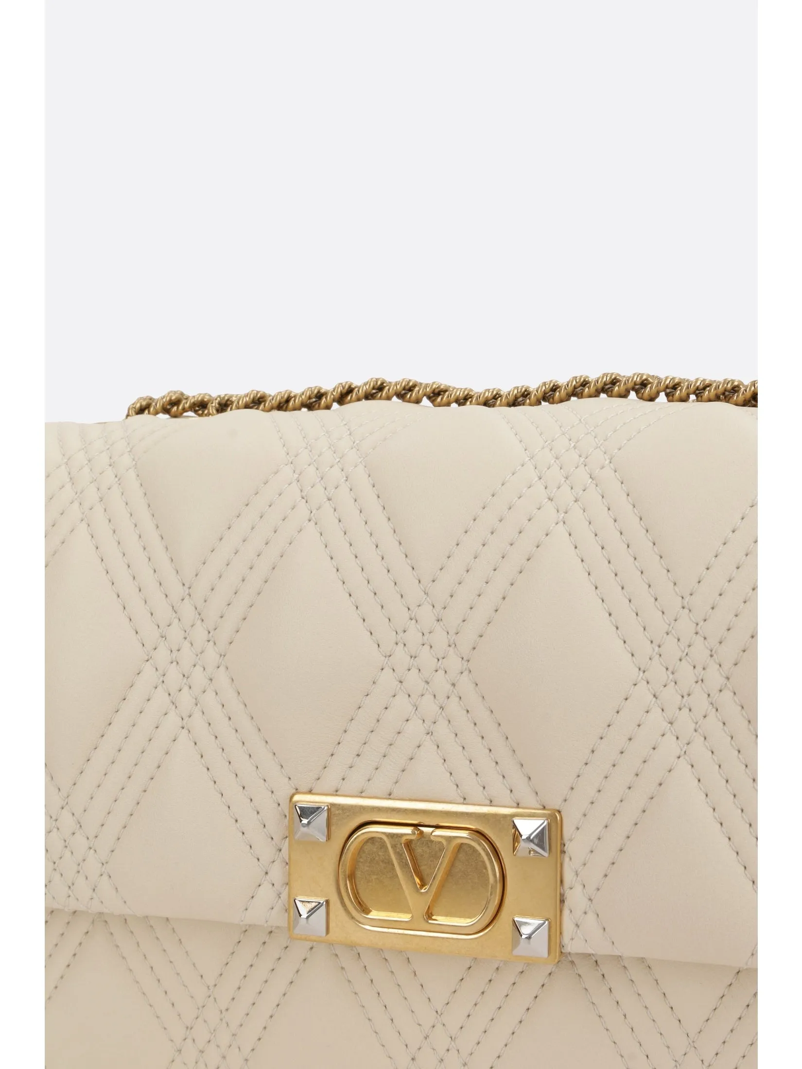 Quilted Nappa Leather Shoulder Bag