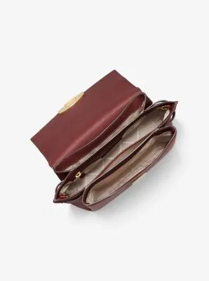 Rochelle Medium Saffiano Leather Satchel