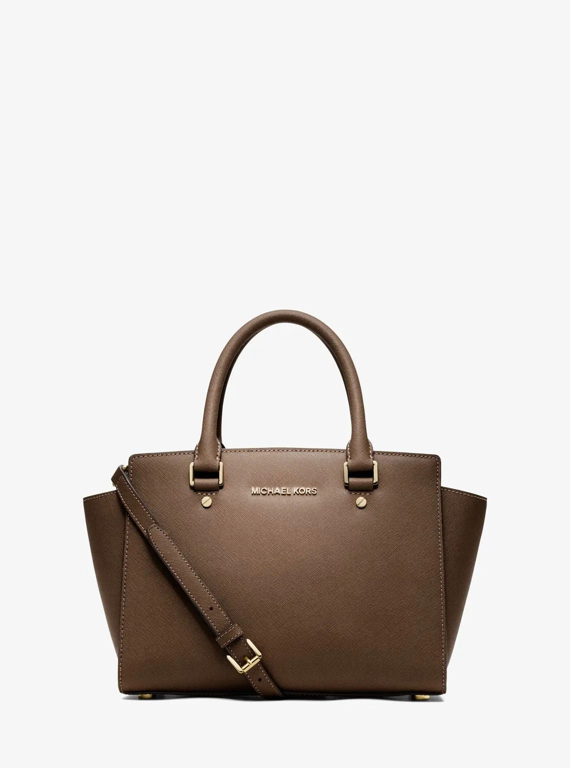Selma Saffiano Leather Medium Satchel