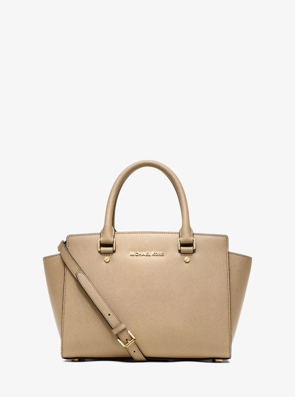 Selma Saffiano Leather Medium Satchel