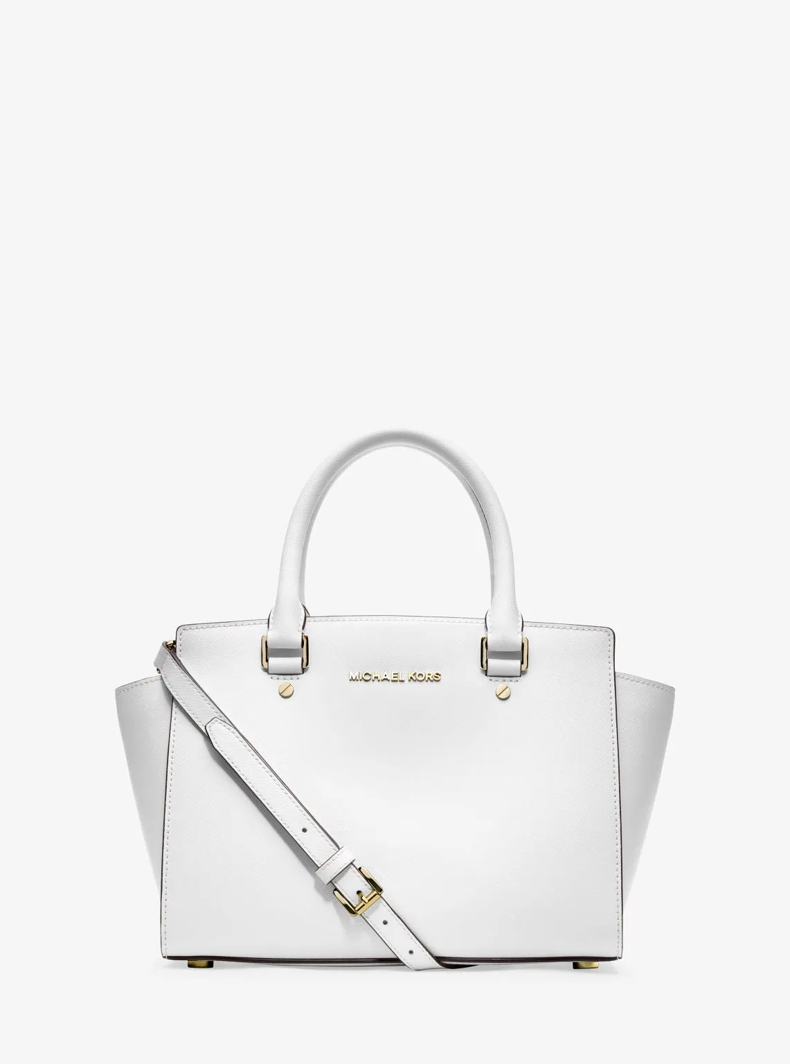 Selma Saffiano Leather Medium Satchel