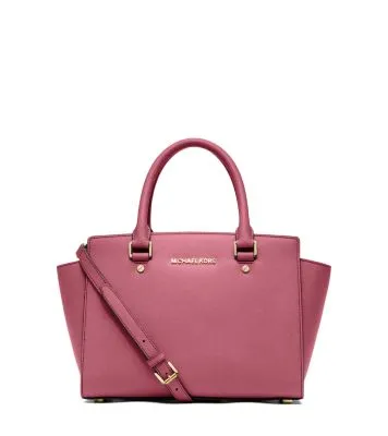 Selma Saffiano Leather Medium Satchel